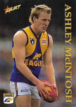 1995 Select AFL #7 Ashley McIntosh Front